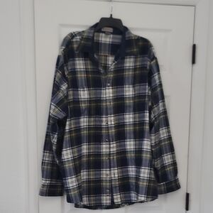 Men's Plaid Casual Button Down Shirt